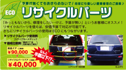 リサイクルパーツ
